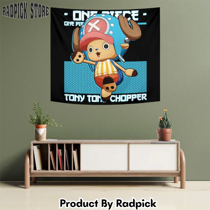 Tony tony chopper tapestry custom anime wall decor cbw  rp5946610